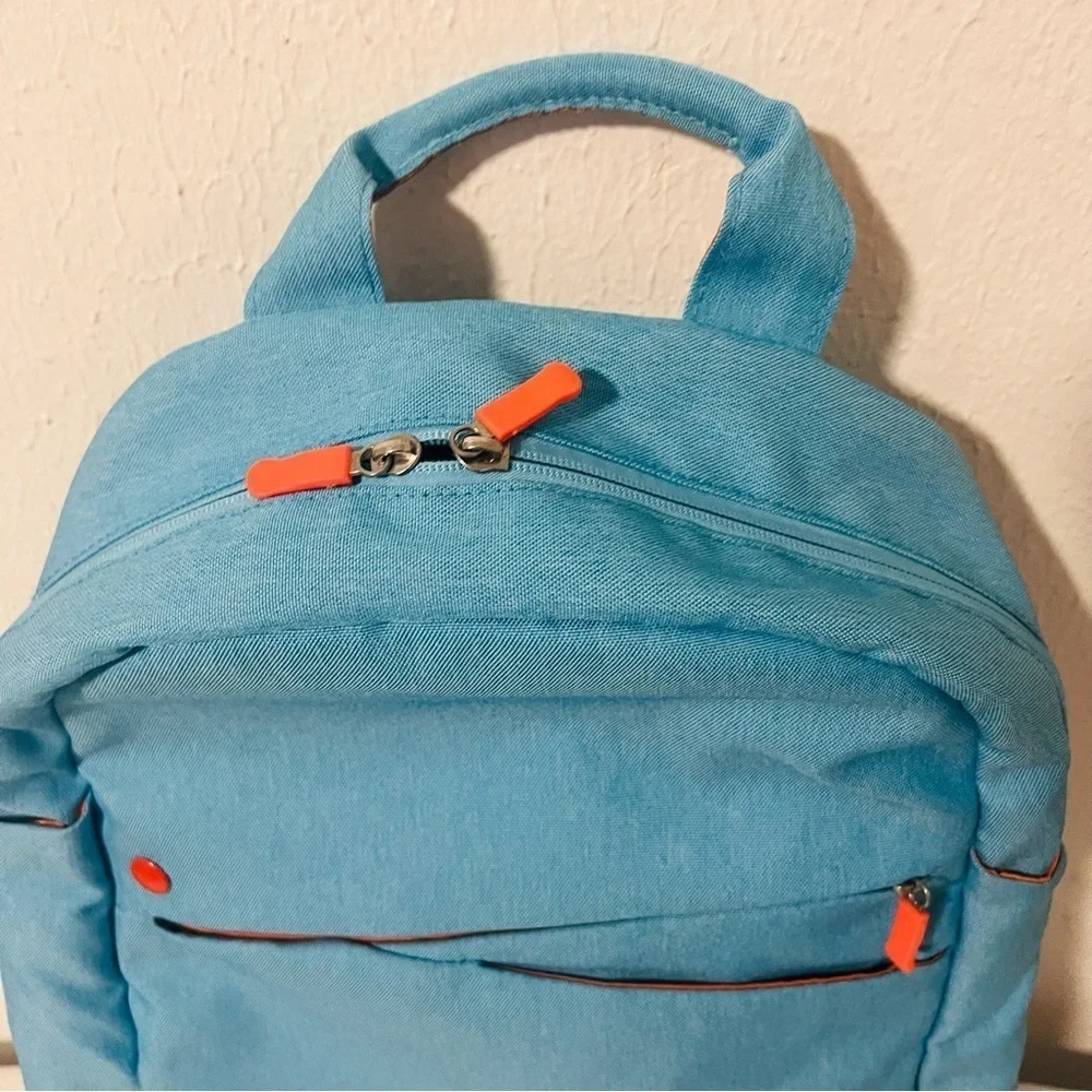 KINGSLONG Business Durable Linen Laptop Backpack Large Capacity Shoulder Strap